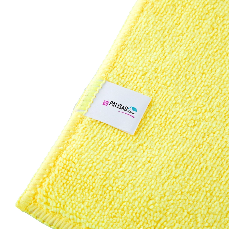 Салфетка универсальная из микрофибры 300 x 300 мм, желтая, Home Palisad (923035)