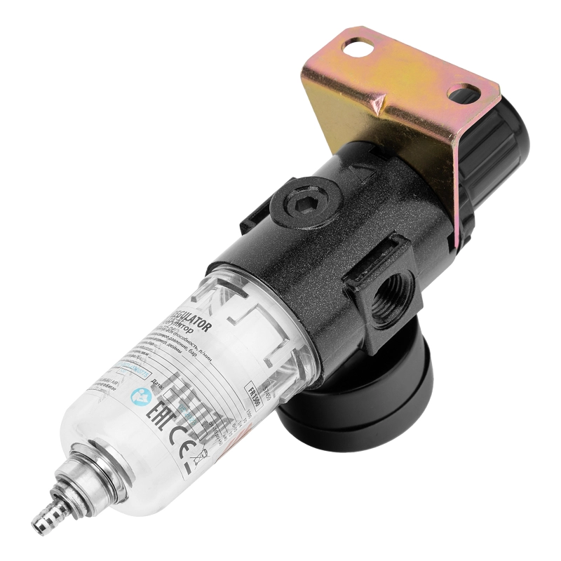 Фильтр-регулятор FR1500, 10 бар, 1500 л/мин, 1/4" Denzel (57459)