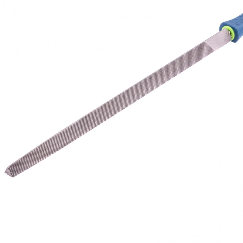 Напильник, 300 мм, трехгранный, двухкомпонентная рукоятка, №2 Сибртех (16031)