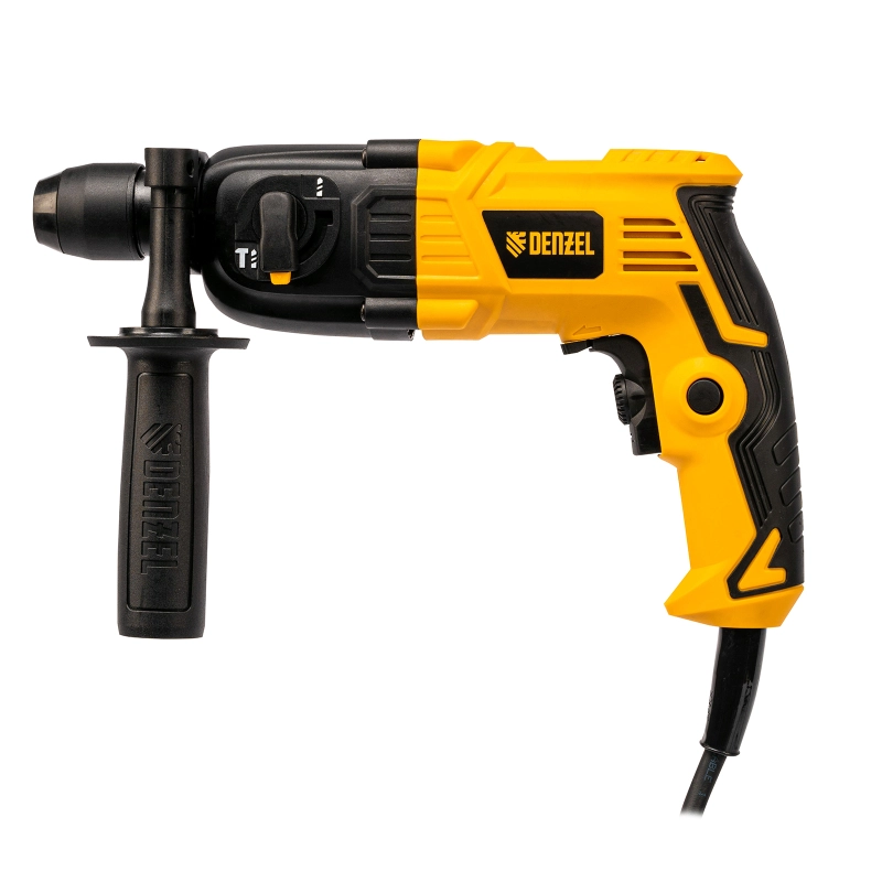 Перфоратор электрический RH-400-12, SDS-plus, 400 Вт, 1.2 Дж, 2 режима Denzel (26601)