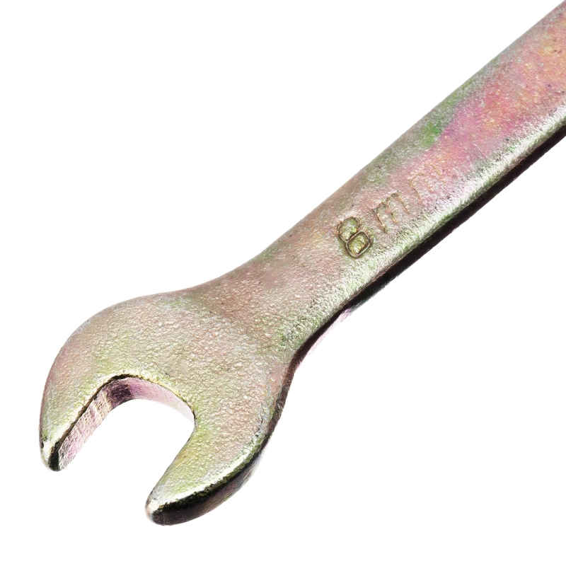 Ключ комбинированный, 8 мм, желтый цинк Сибртех (14974)