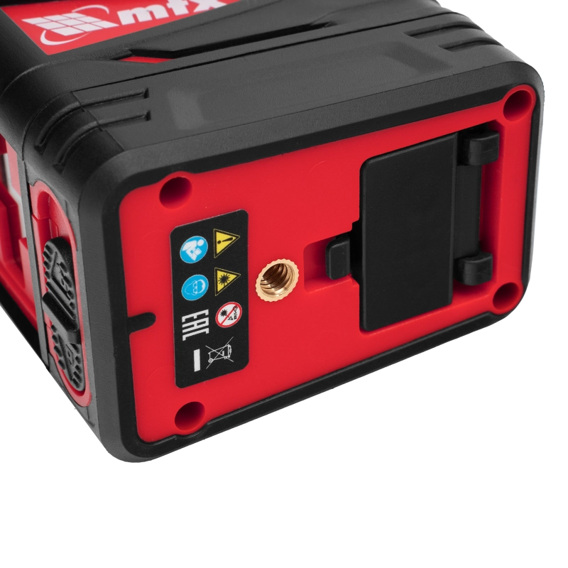 Лазерный уровень QBC RED Basic SET, 10 м, красный луч, батарейки, резьба 1/4" MTX (35010)