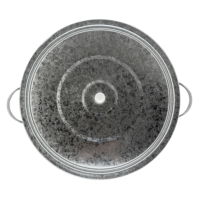 Бак для воды оцинкованный с крышкой (крышка с ручкой) 32 л, без крана (67549)