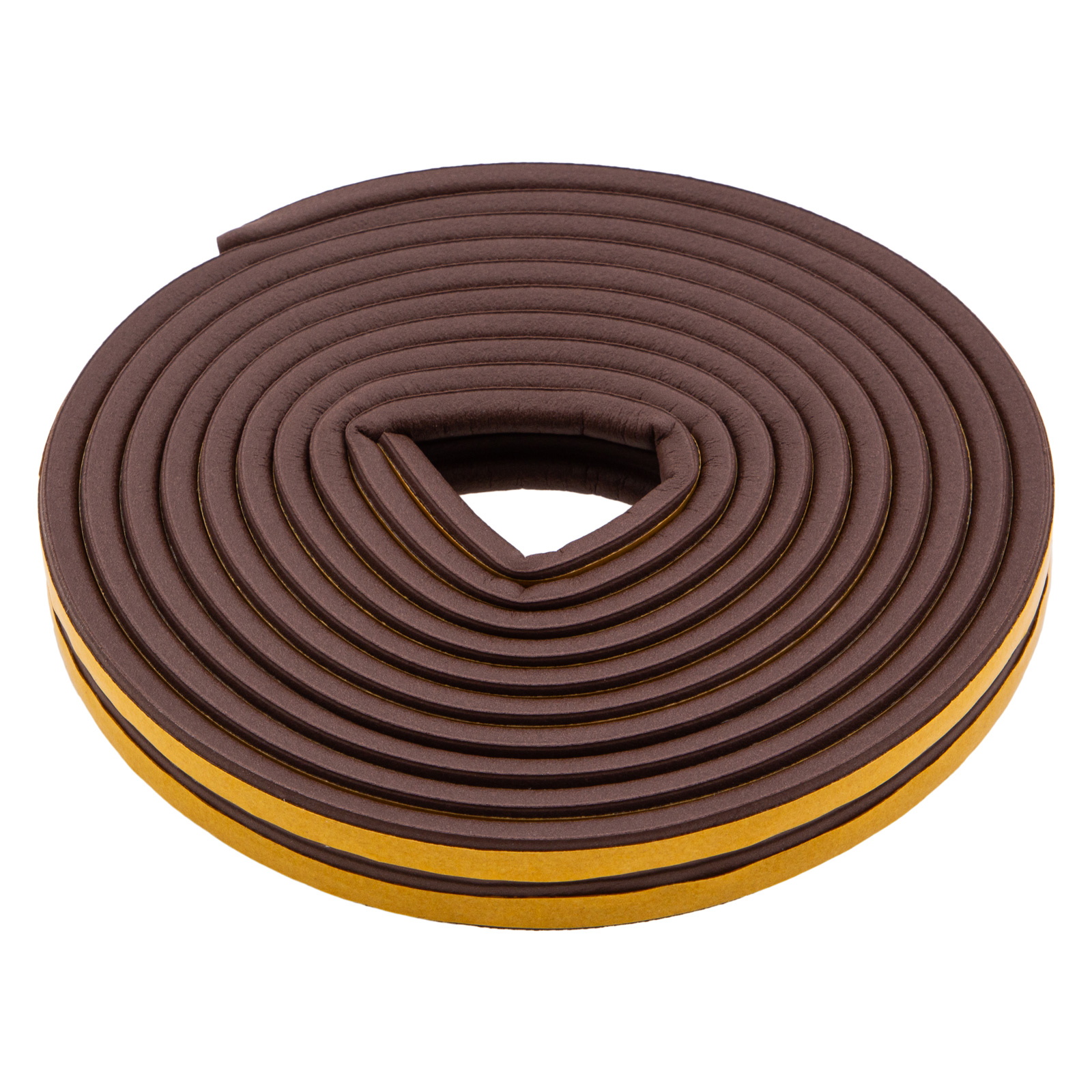 Уплотнитель резиновый, 6 м, профиль "P", коричневый Сибртех (88918)