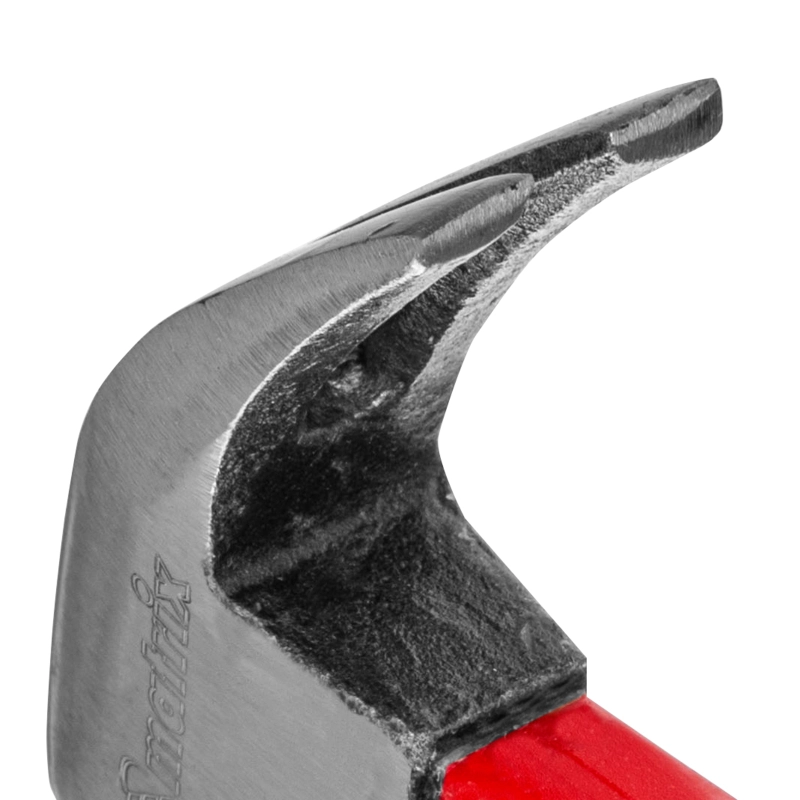 Молоток-гвоздодер мини, фибергласовая двухкомпонентная рукоятка, 250 г Matrix (10444)