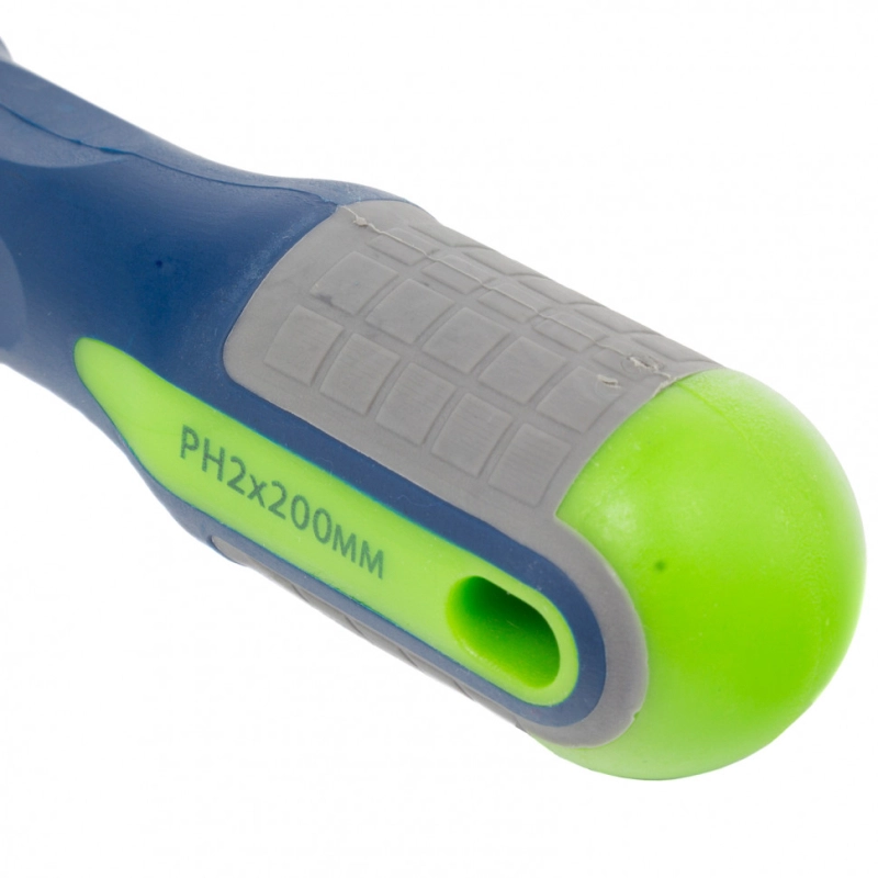 Отвертка, PH2 х 200 мм, CrV, трехкомпонентная рукоятка Сибртех (11819)