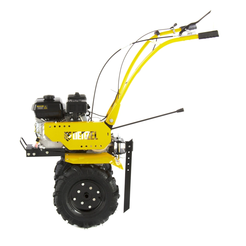 Мотоблок DPT-170, 7 л.с, ременное сцепление, ширина 85 см, глубина 35 см, фрез 3 х 3, ШОМ, передачи 2В/1Н Denzel (56401)