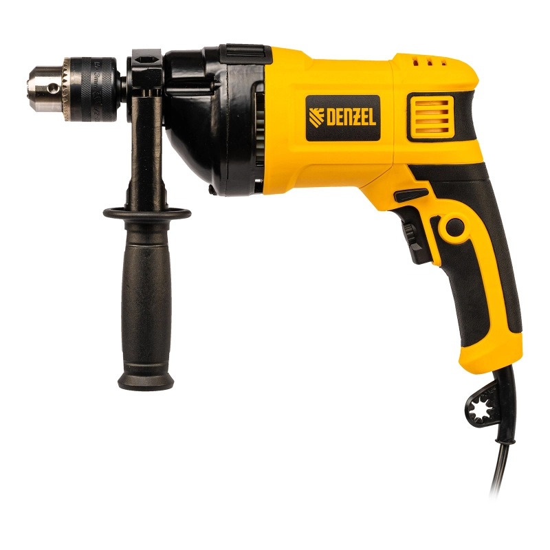 Дрель ударная ID-850, 850 Вт, 0-3000 об/мин, 48000 уд/мин Denzel (26309)
