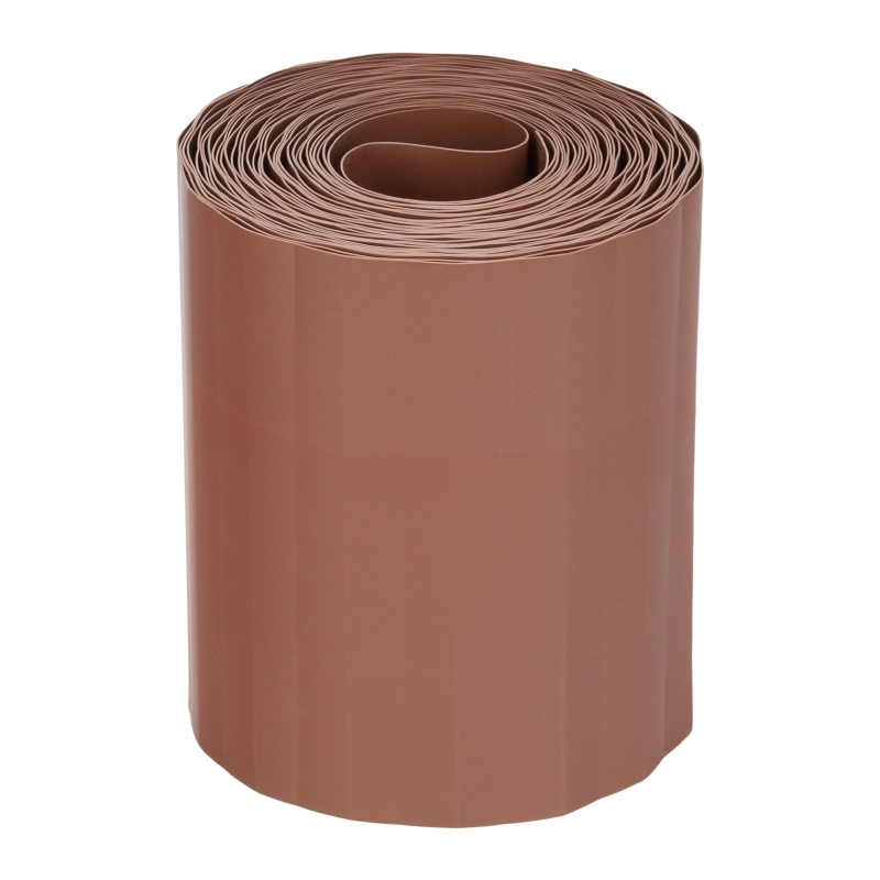 Бордюрная лента, 15х900 см, полипропиленовая, коричневая, Palisad (644847)