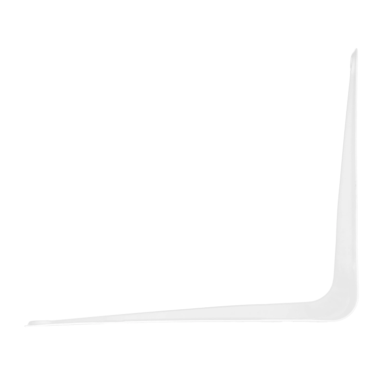 Кронштейн угловой с ребром, 125х150 мм, белый Сибртех (93951)