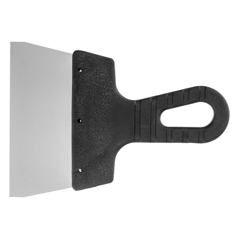 Шпатель фасадный из нержавеющей стали, 150 мм, пластмассовая ручка Сибртех (85436)