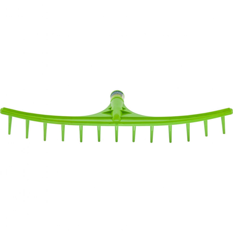 Грабли пластиковые, 655 мм, 13 круглых зубьев, сенные, без черенка, Сибртех (61717)