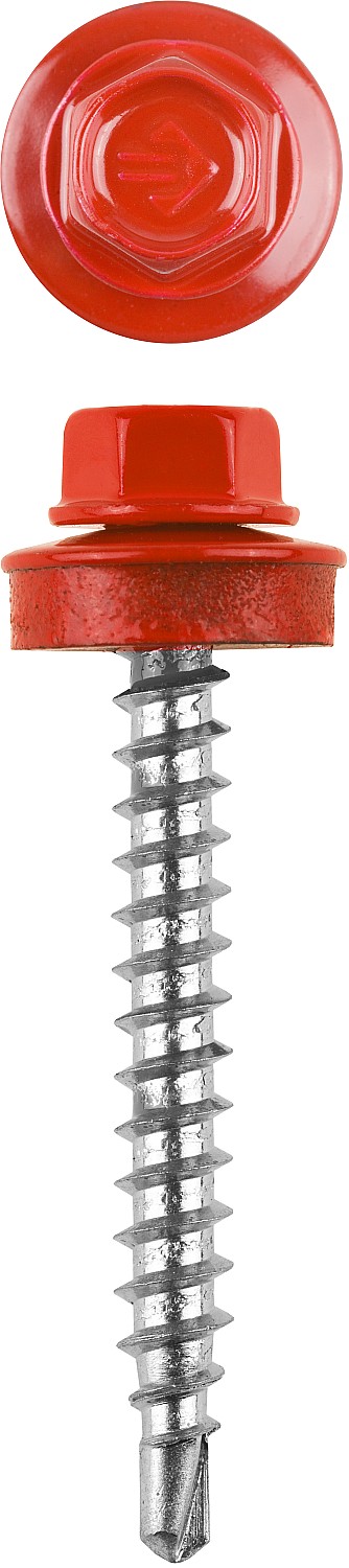 ЗУБР СКД 3003, 65 х 4.8 мм, рубин.-красн., 180 шт, кровельный саморез (4-300315-48-065-3003)