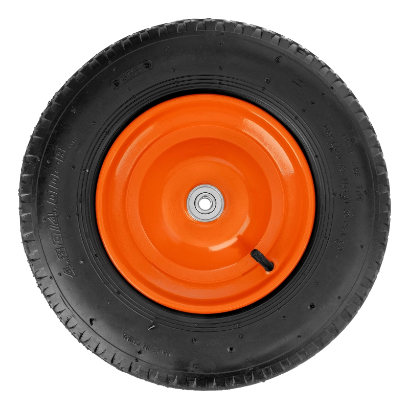 Колесо пневматическое 4.80/4.00-8 D380мм, подш. внут. диам. 12мм, длина оси 80мм Palisad (689468)