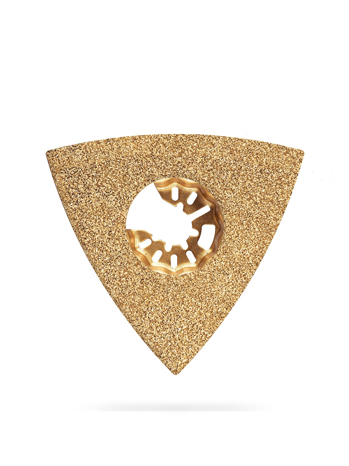 ЗУБР CARBIDE ВК8 Р60, 80 мм полотно треугольное зачистное с твердосплавной крошкой: клей, краска, раствор, кирпич, пенобетон (15583-P60)