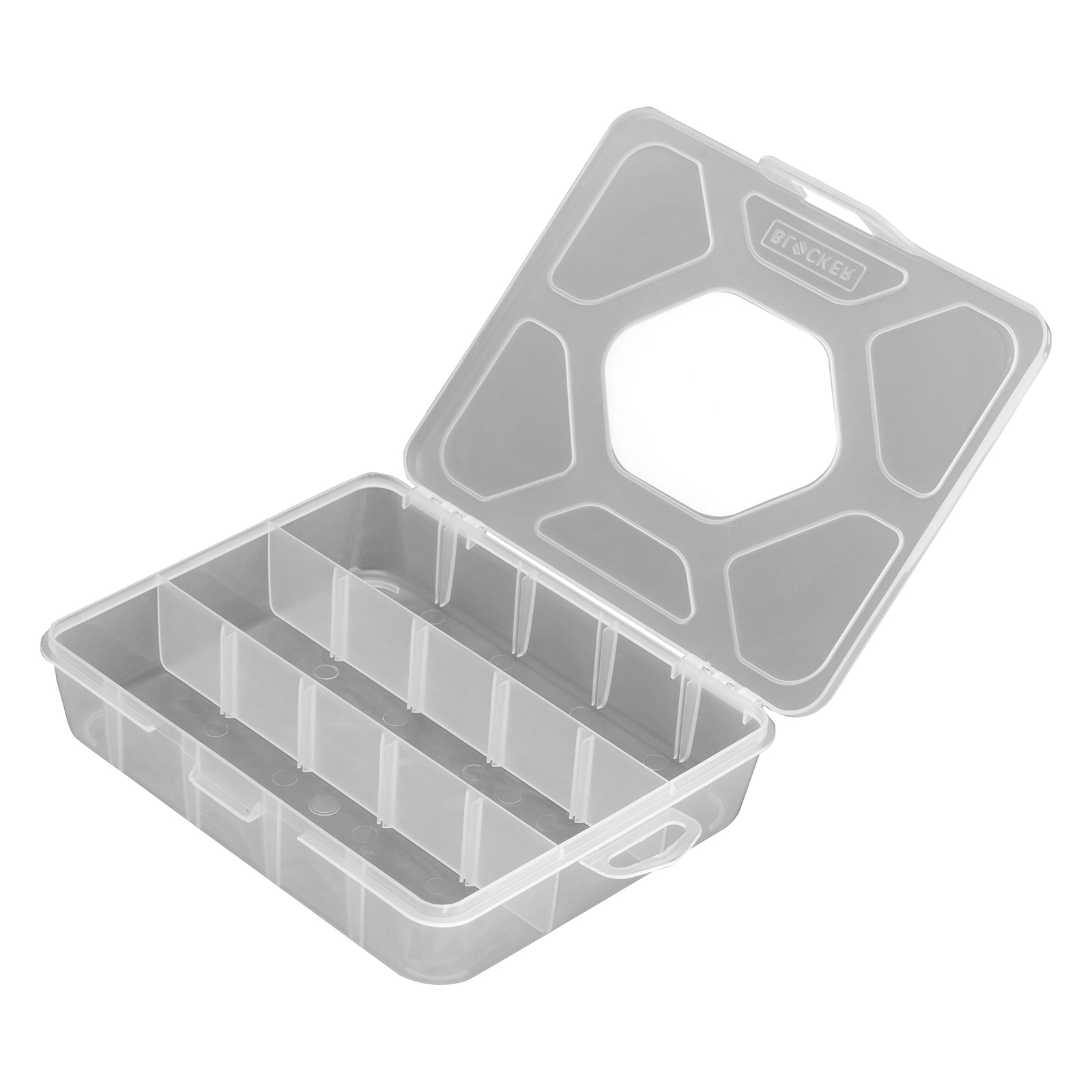 Органайзер универсальный малый, прозрачный матовый 19 х 16 х 4.5 см Сибртех (90726)