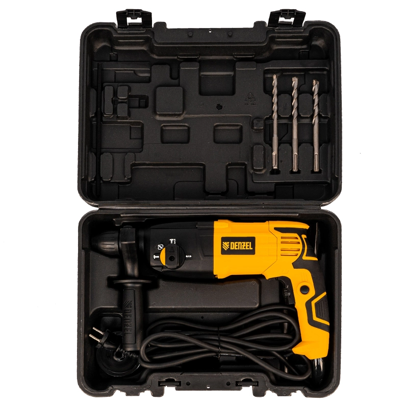 Перфоратор электрический RH-750-24, SDS-plus, 750 Вт, 2.5 Дж, 3 режима Denzel (26605)