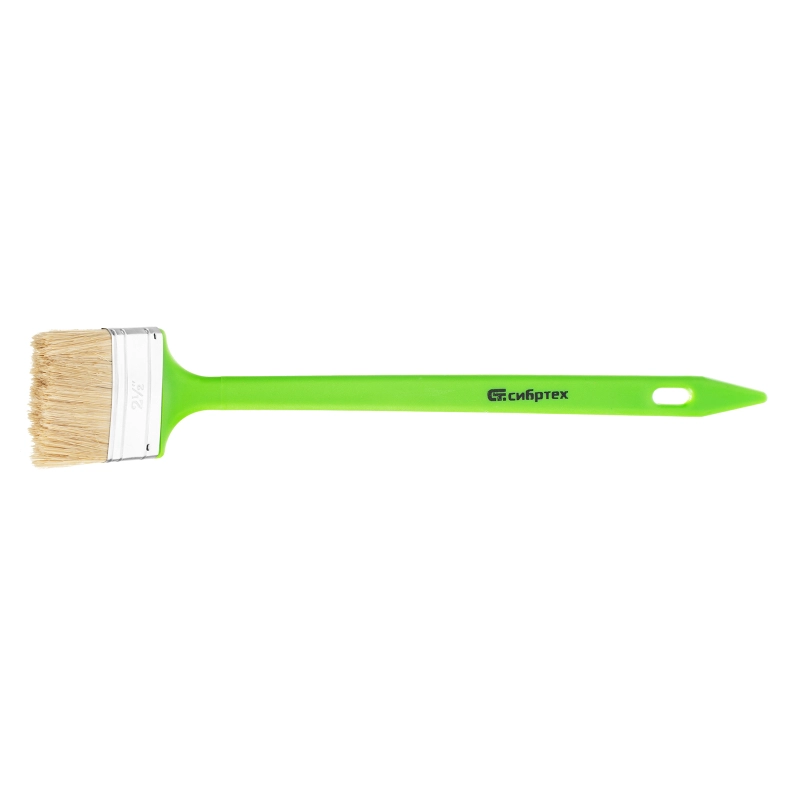 Кисть радиаторная 63 мм, натуральная щетина, пластиковая ручка Сибртех (83858)