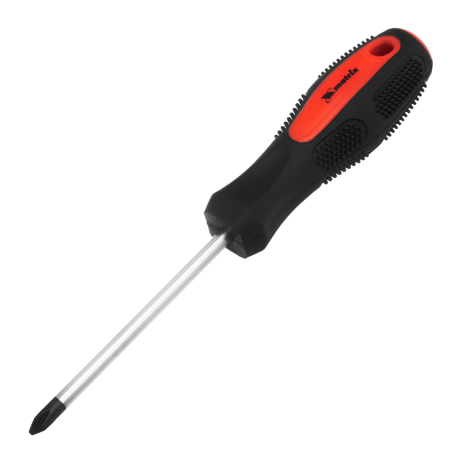 Отвертка Anti-Slip, PH2 х 100 мм, CrV, двухкомпонентная рукоятка Matrix (12248)