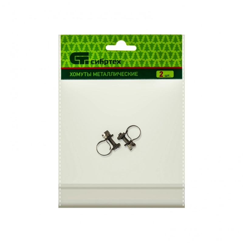 Хомуты металлические, MINI 9-11 мм, ширина 9 мм,  винтовой, W4, 2 шт Сибртех (475023)