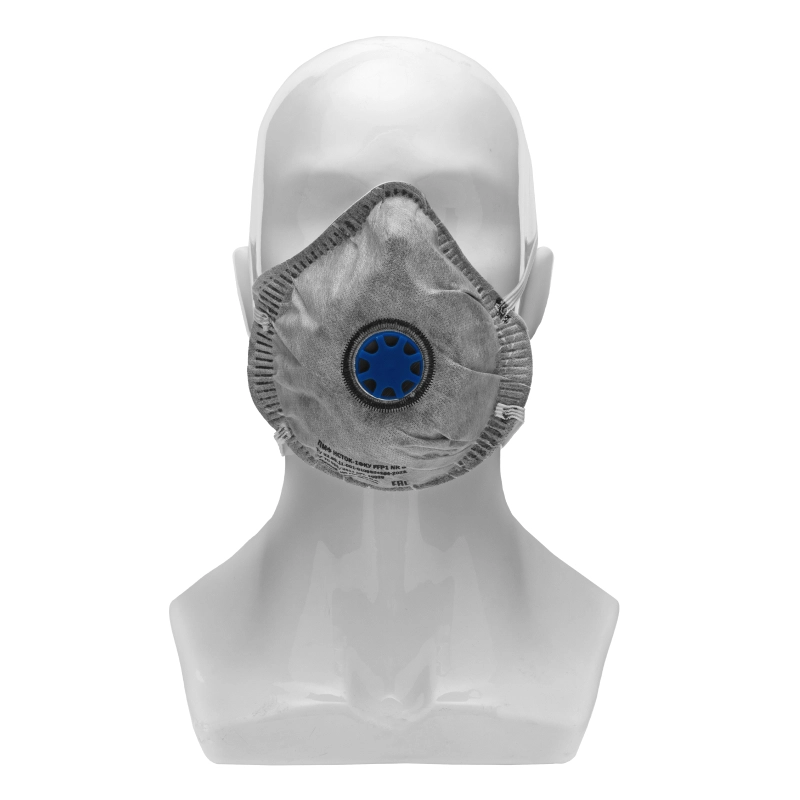 Полумаска фильтрующая формованная,модель "Исток",с угольным слоем,с клапаном выдоха FFP1 NR (892467)