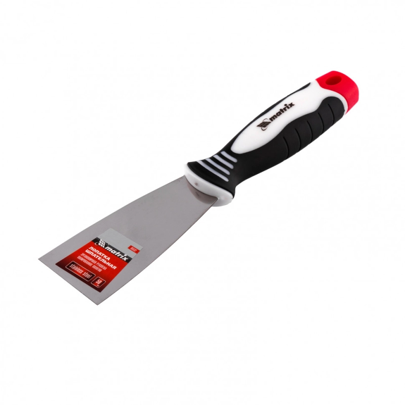 Шпательная лопатка из нержавеющей стали, 50 мм, трехкомпонентная ручка Matrix (85532)