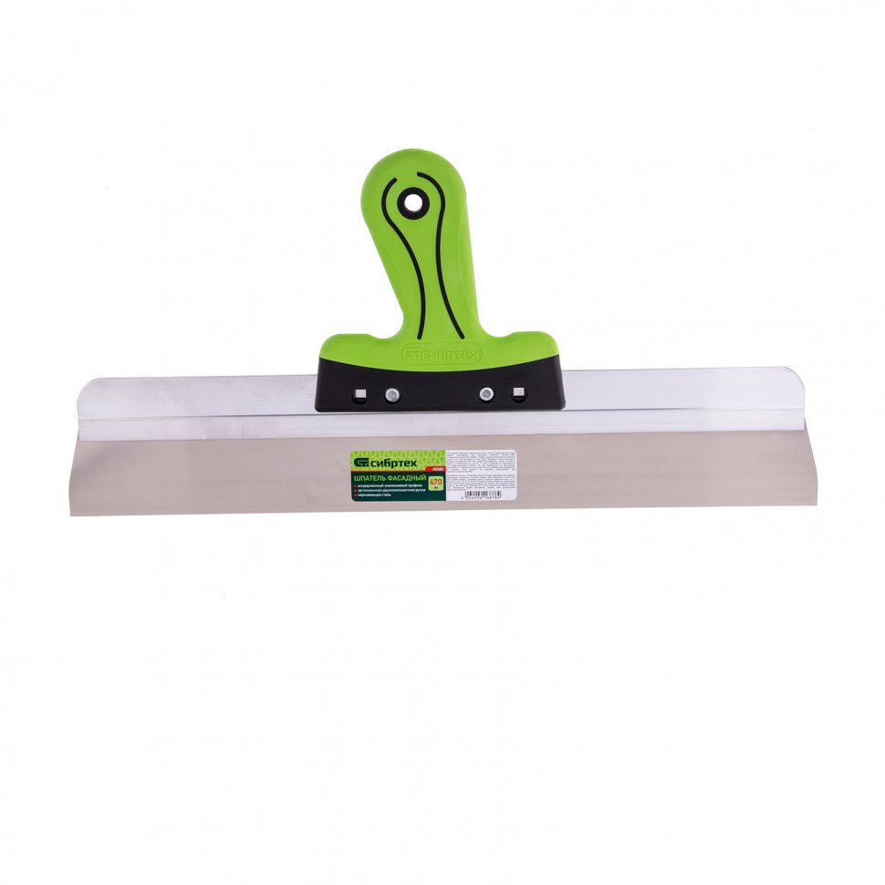 Шпатель фасадный, нержавеющая сталь, 470 мм, двухкомпонентная ручка Сибртех (85585)