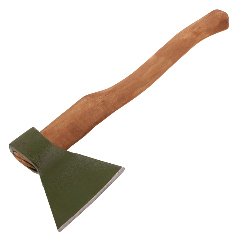 Топор кованный, в сборе, 1200/1550 г, деревянное топорище, 500 мм, Б3 Сибртех (21612)