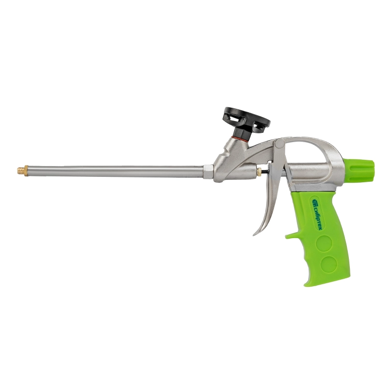 Пистолет для монтажной пены, усиленный алюминиевый корпус Сибртех (88671)