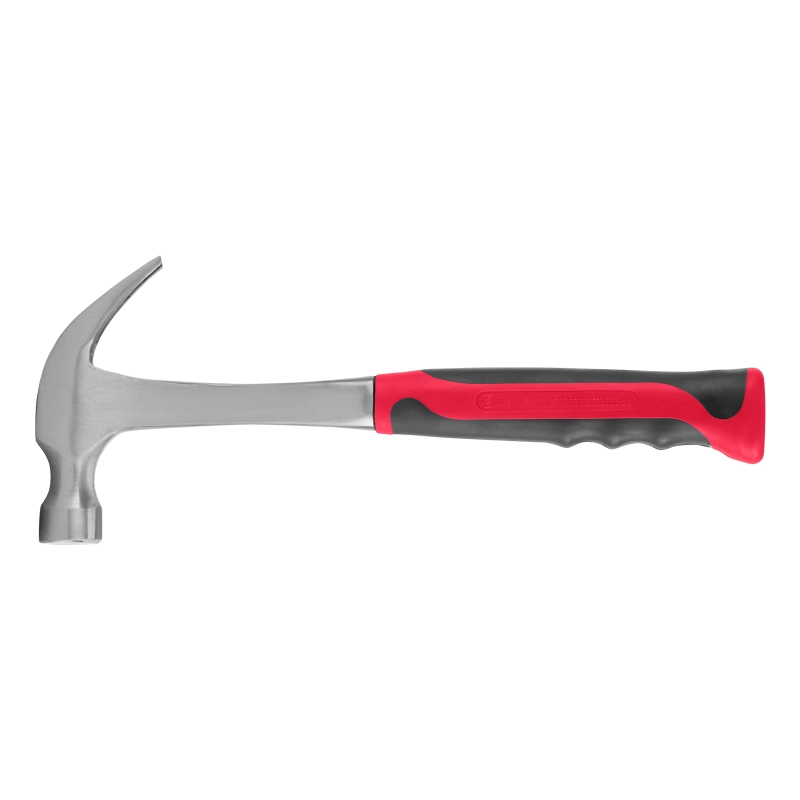 Молоток-гвоздодер, 450 г, цельнометаллический, двухкомпонентная рукоятка Matrix (10460)