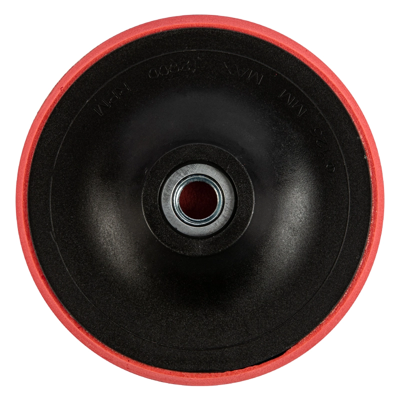 Насадка для дрели и УШМ с липучкой, 125 мм, с адаптером c М14 на d8 Сибртех (76235)