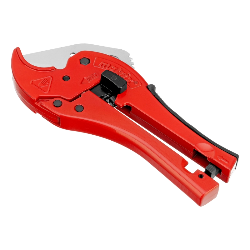 Ножницы для резки изделий из ПВХ, D до 42 мм, обрезиненная опорная рукоятка, порошковое покрытие рукояток Matrix (78412)