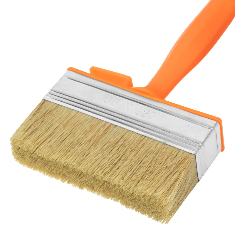 Кисть-ракля, 30х120 мм, натуральная щетина, пластмассовый корпус, пластмассовая ручка Sparta (841068)