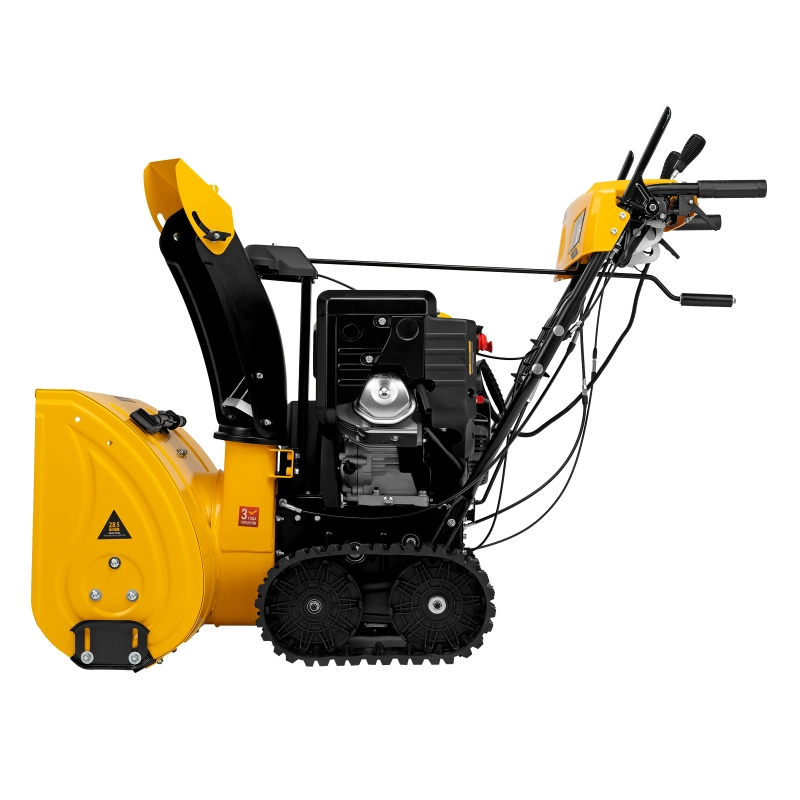 Бензиновая снегоуборочная машина SBL 711DT PRO, 420cc, гусеницы, эл.старт, блок. дифф. Denzel (97656)