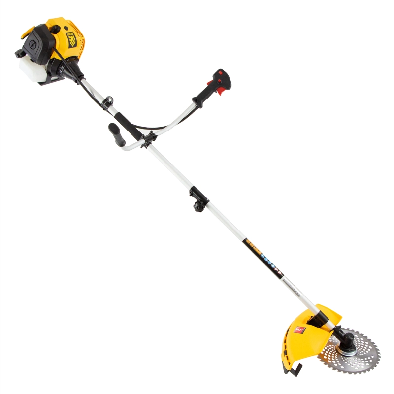Триммер бензиновый DT 52S, 52 см3, 3 л. с, разъемная штанга, состоит из 2 частей Denzel (96227)