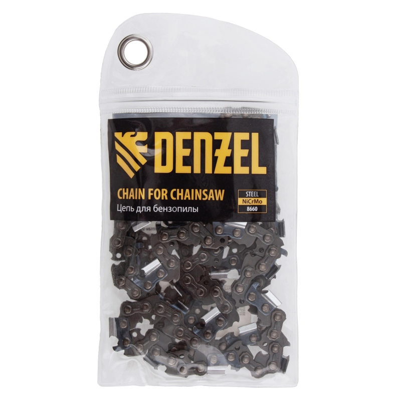Цепь для бензопилы DGS-5218, шина 45 см (18") шаг 0.325", паз 1.5 мм, 72 звена Denzel (59805)