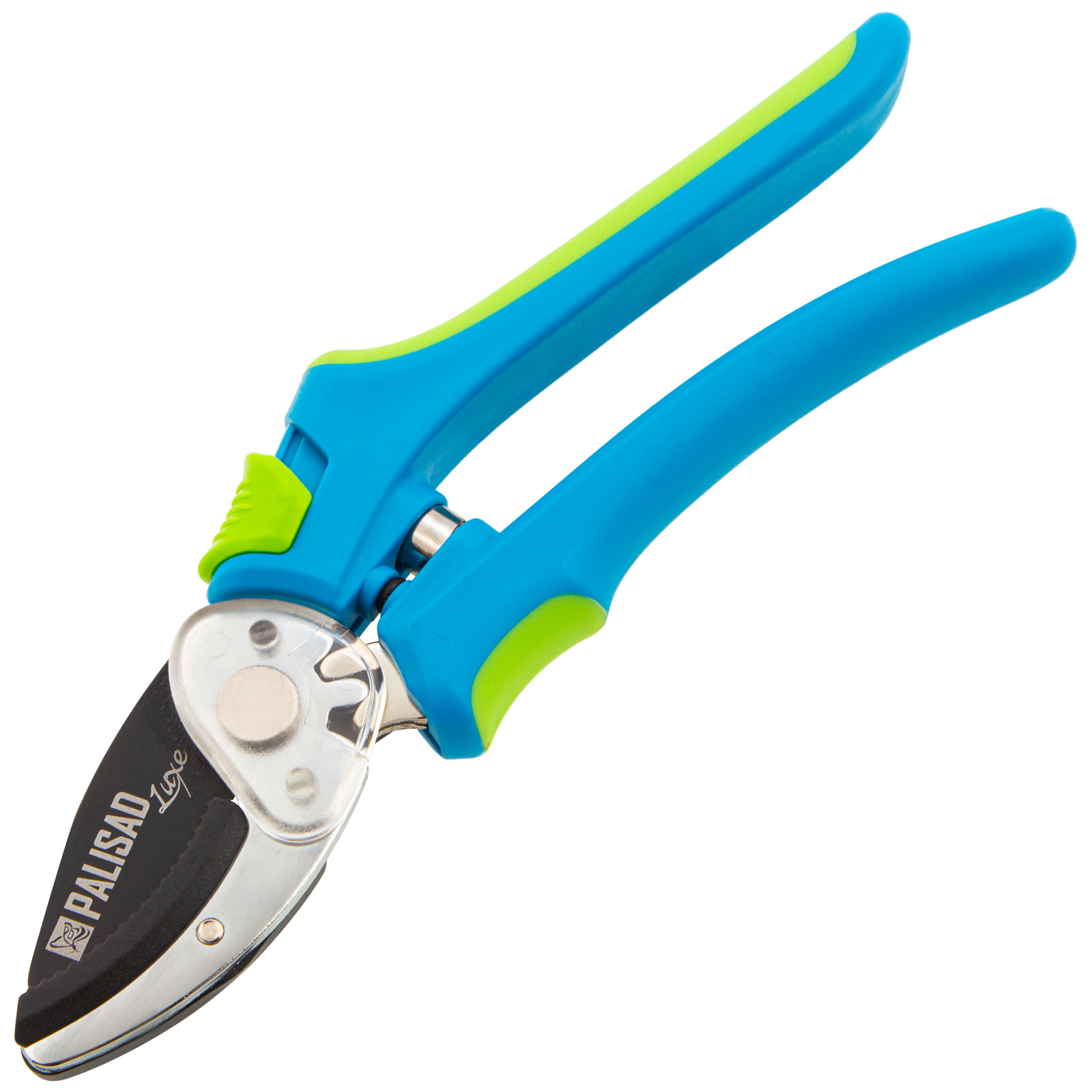 Секатор с наковальней, 205 мм, двухкомпонентные рукоятки, Luxe, Palisad (60484)