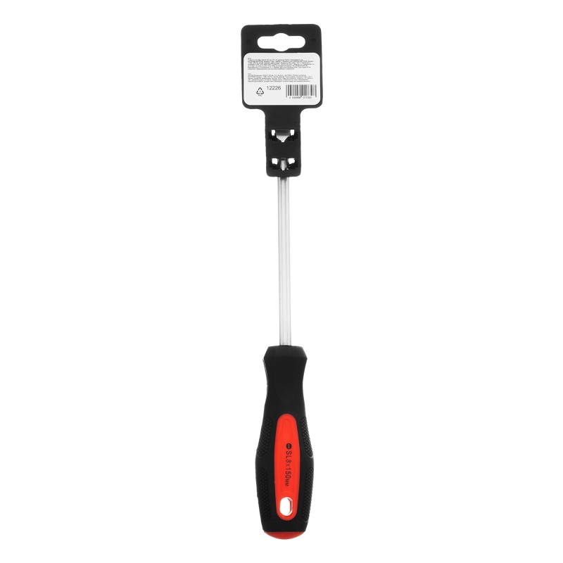 Отвертка Anti-Slip, SL8 х 150 мм, CrV, двухкомпонентная рукоятка Matrix (12226)