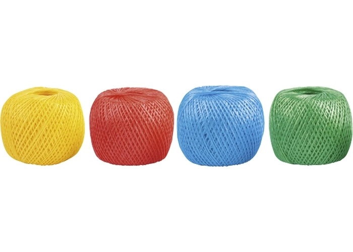 Шпагат полипропиленовый красный, 1.4 мм, L 60 м, Сибртех (93987)