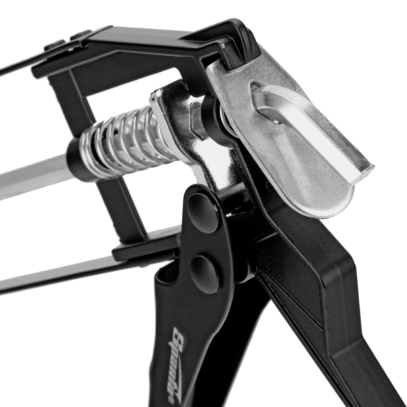 Пистолет для герметика, 310 мл, "скелетный", усиленный с фиксатором, шестигранный шток 7 мм Sparta (886125)