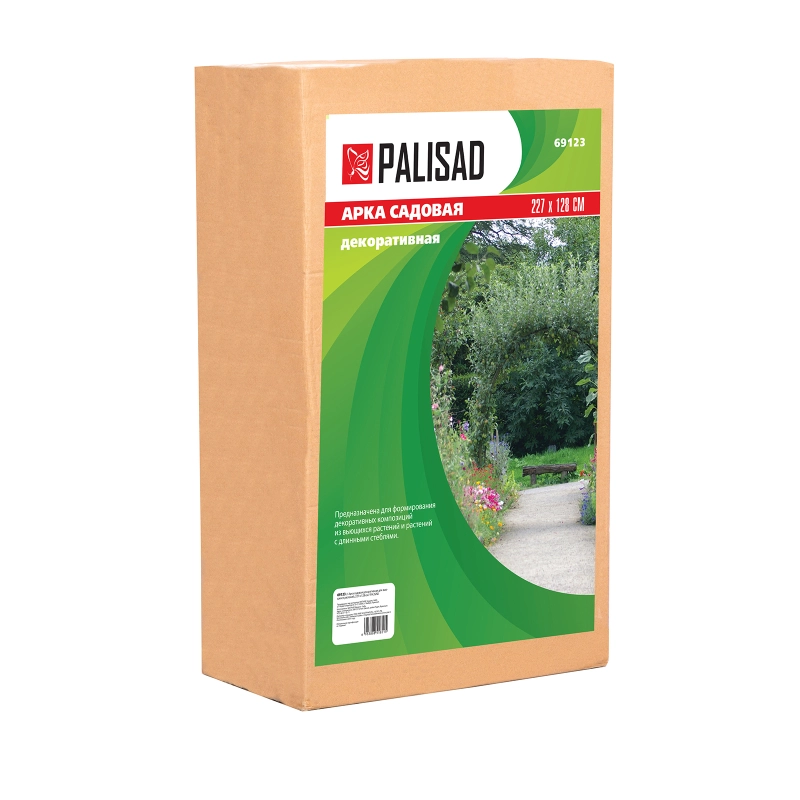 Арка садовая декоративная для вьющихся растений, 227 х 128 см Palisad (69123)