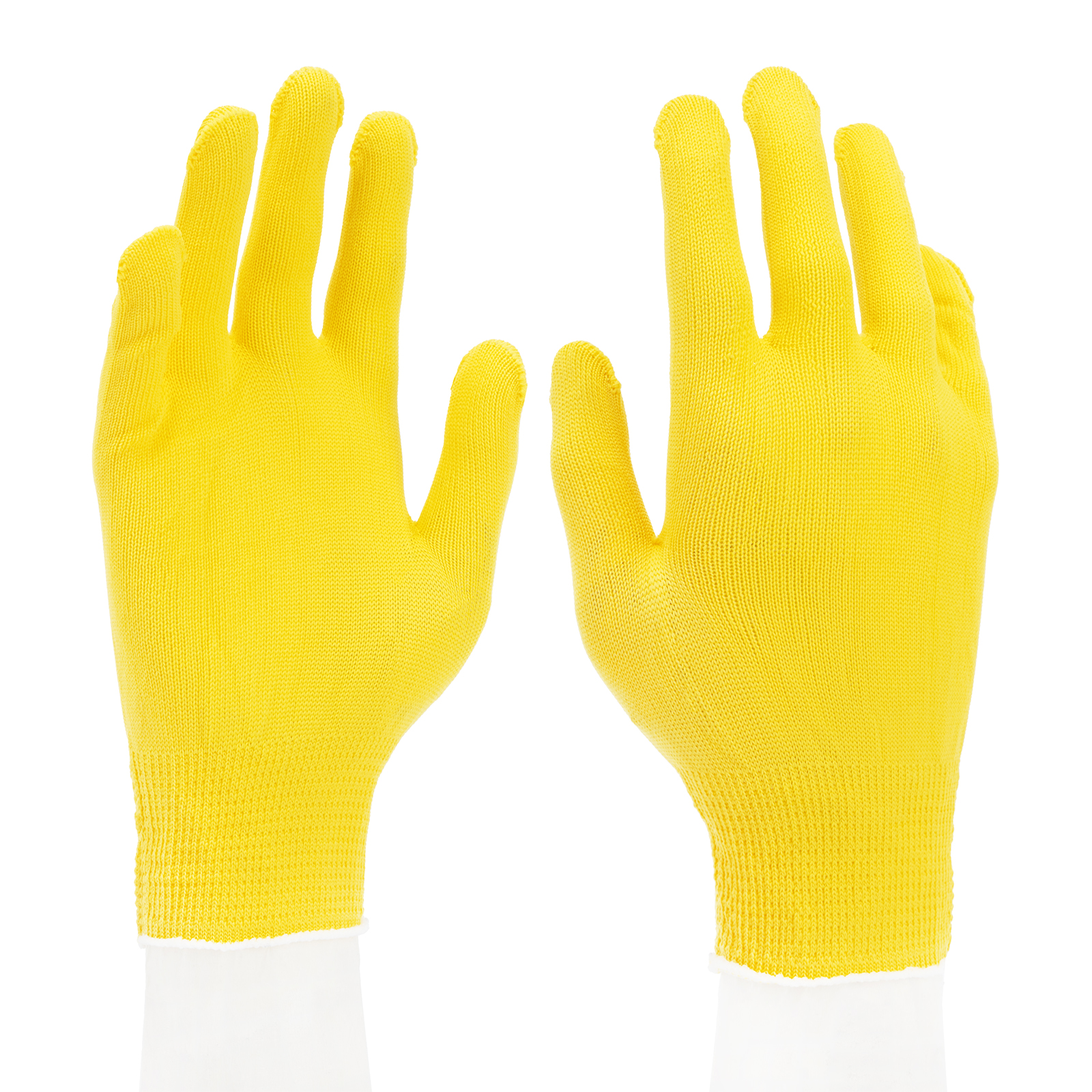 Перчатки Нейлон, 13 класс, цвет лимон, L (67822)