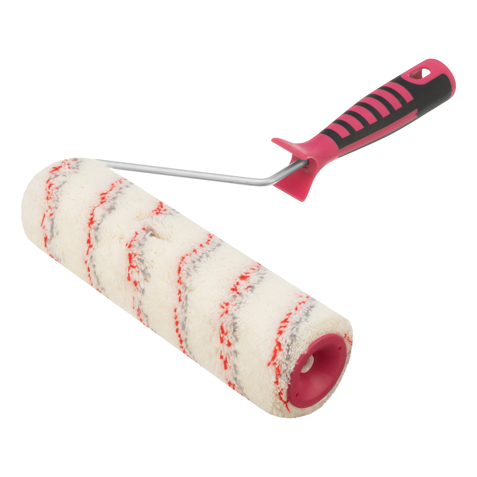 Валик "Нейлон Люкс" с двухкомпонентной ручкой, 250 мм, ворс 18 мм, D 48 мм, D ручки 6 мм, полиамид Matrix (80653)