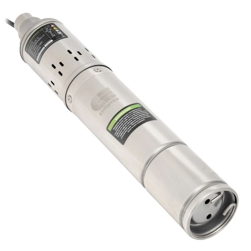 Скважинный насос СНВ-3,5-90, винтовой, диаметр 3,5", 700 Вт, 1500 л/ч, напор 90 м Сибртех (97292)