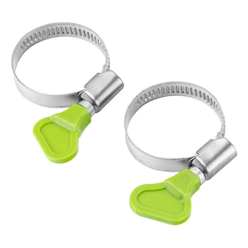 Хомуты металлические элемент крепления с формой ключа 20-35 мм, 2 шт Сибртех (47652)