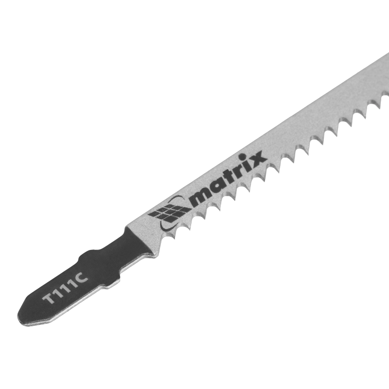 Полотна для электролобзика по дереву, 3 шт, T111C, 75 х 3 мм, HCS Matrix Professional (78205)