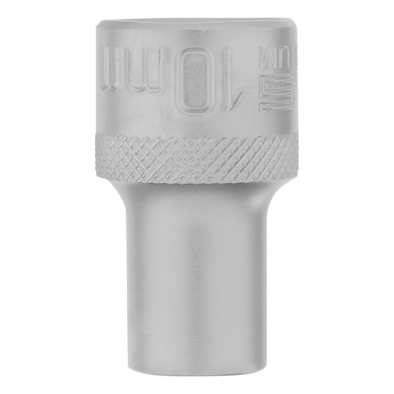 Головка торцевая, 10 мм, шестигранная, CrV, под квадрат 1/2 Stels (13821)