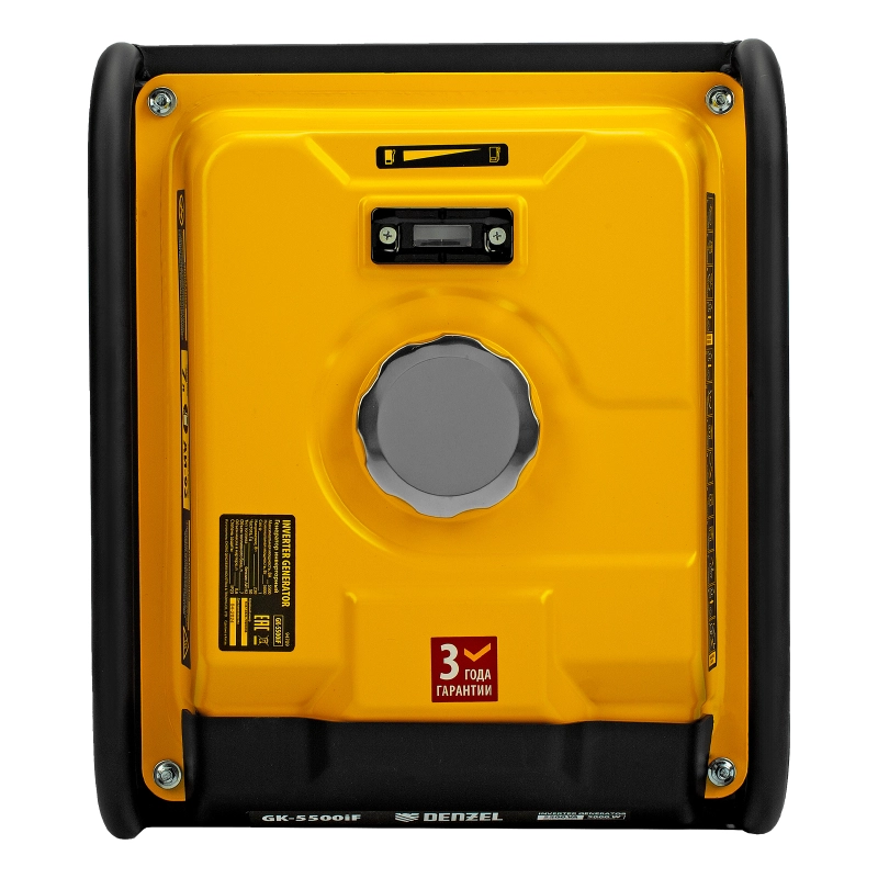 Генератор инверторный GK-5500iF, 5,5 кВт, 230 В, ручной старт DENZEL (94709)