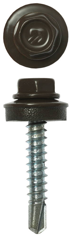 ЗУБР СКД 8028, 29 х 4.8 мм, зем.-коричн., 2500 шт, кровельный саморез (4-300310-48-029-8028)