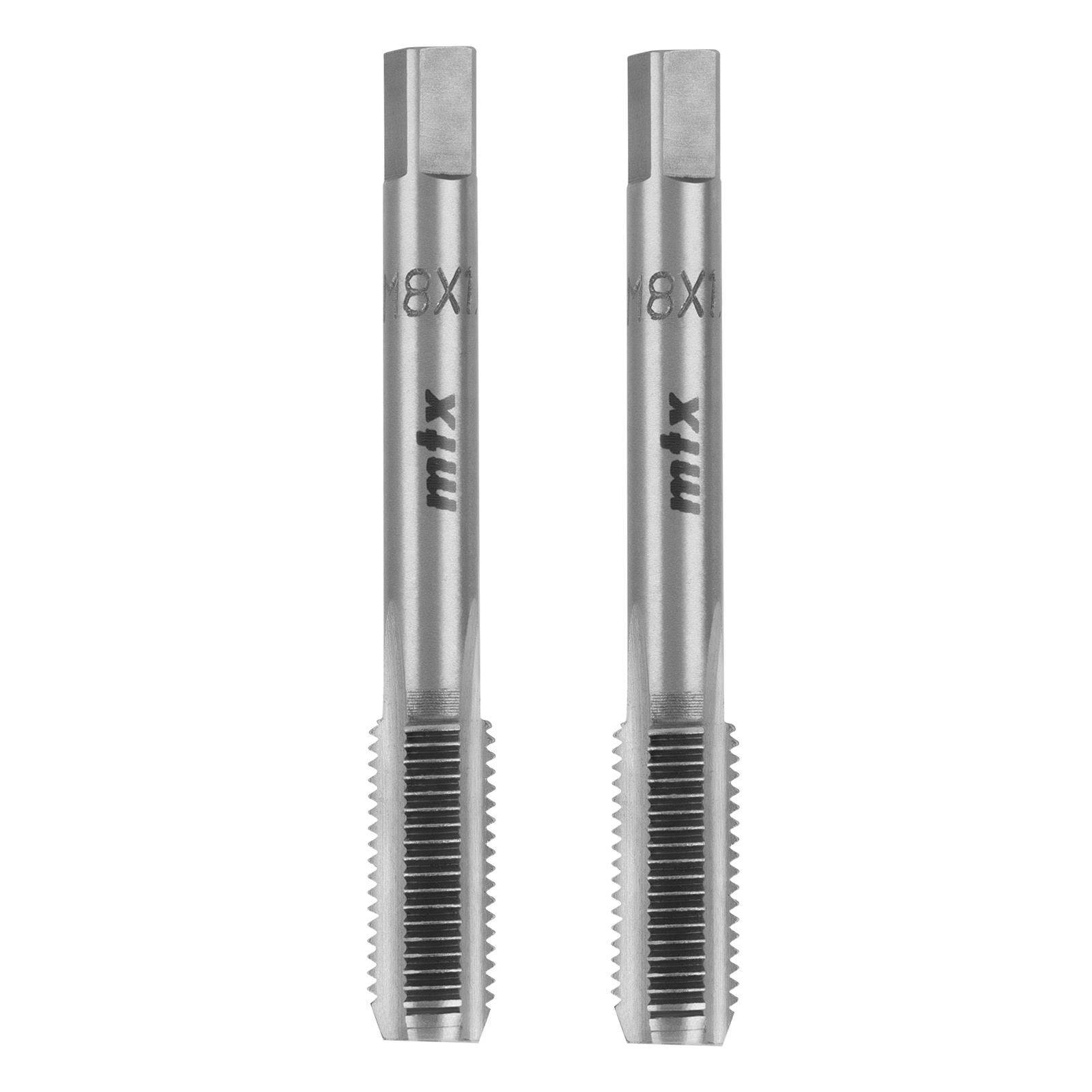 Метчик ручной М8 х 1 мм, комплект из 2 шт Сибртех (76620)